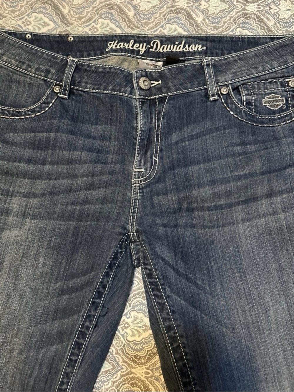 Women’s Harley Davidson Jeans Size: 14 Petite